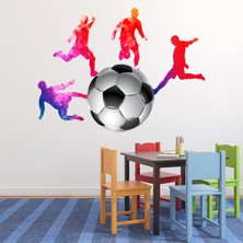 Jeronkarji Futbolcular Gol Dekoratif Duvar Sticker Çıkartma Spor Salonu Çocuk Odası