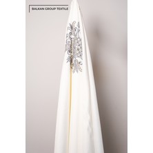 Balkan Group Textile Vase 2 Şantuk Nakışlı Şeritli Masa Örtüsü