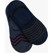 Koton 2'li Babet Çorap Seti Çok Renkli Pamuk Karışımlı