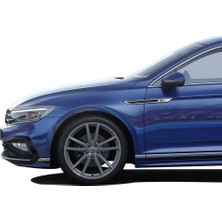 Omsa Vw Passat B8 R-Line Krom Çamurluk Çıtası Siyah Abs 2015 ve Sonrası