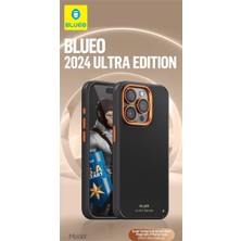 Blueo  Blueo IPHONE 15 Pro Max Bı-Texture 600D Aramd Fıber Magsefa Kılıf