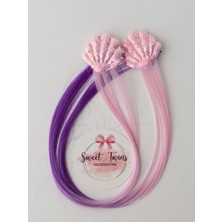 Sweet Twins Pullu Istiridye Postiş Pens Toka