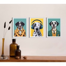 Decotorium Çerçeveli Tablo Anımal Kıngdom-Dog Serisi Mdf Tablo DOG/301