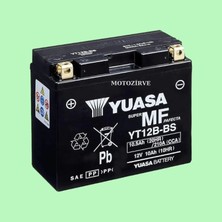 Yuasa Ducati 1160 (Multıstrada V4 21-22)+(Multıstrada V4 S 21-22) Yuasa Akü YT12B-BS 10.5 Amper 12 Volt Akü, Xmax Akü