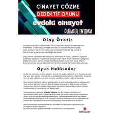 Gamebulance Evdeki Cinayet Davası - Ölümcül Entrika - Zor Seviye - Dedektif Oyunu - Cinayet Çözme Oyunu