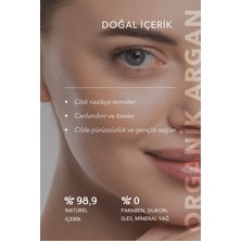 Yüz Tonik Organik Argan Tüm Ciltler Için Canlandırıcı Nemlendirici Yüz Temizleme Toniği, 250 ml