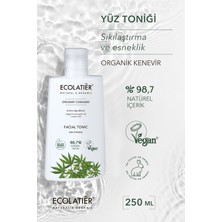 Yüz Toniği Sıkılaştırıcı Tüm Cilt Tipler Için Nemlendirici Tonik Organik Kenevir 250 ml