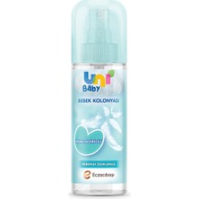 Uni Baby 150 ml Bebek Kolonyası Beyaz Renkli Hipoalerjenik Nemlendirici Özellikte