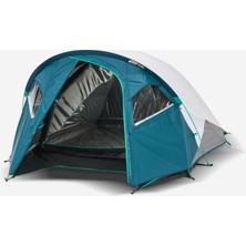 Quechua MH100 Fresh & Black 3 Kişilik Kamp Çadırı XL Boy Erkekler İçin Kolay Kurulumlu Tasarım