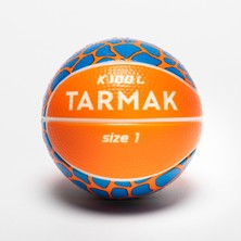 Mini Sünger Basketbol Topu - 1 Numara - Turuncu / Mavi - K100