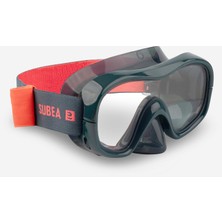 Yetişkin Dalış Maskesi - Gri - 100 Confort Beden: L