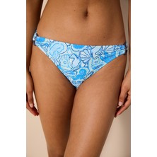 Shell Side Mavi Çok Renkli Bikini Altı