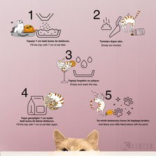 Kumcum Cat Litter Doğal Organik Naturel Bentonit Kedi Kumu 20 L - 15 KG