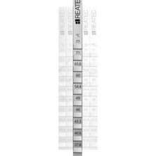 Sıcaklık Ölçüm Etiketi 54,4C°-104C° (50 Adet)