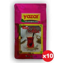 Yazar Filiz Çay 1 kg x 10 Paket - 4 kg Tek Sargılı Kesme Küp Şeker Hediye!