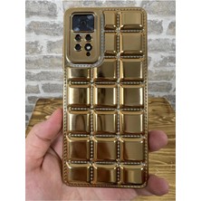 Vip Case Redmi Note 11 Pro ve Note 12 Pro |4g| Uyumlu Kabartmalı Dikiş Detaylı Baklava Desenli Parlak Vivid