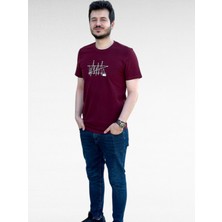 Maccali Baskılı Erkek T-Shirt