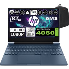 Hp Victus Gaming 15-FA1054NT Intel Core I7 13700H 32GB 4tb SSD 8gb RTX4060 Fhd 15.6" 144Hz 9ms Windows 11 Home Taşınabilir Bilgisayar 8U844EAH08 + Zetta Çanta