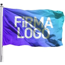 Oysal Bayrak Özel Logolu Gönder Bayrağı | Raşel Kumaş ve Dijital Baskı 100 x 150