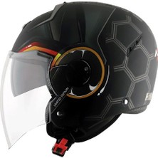 Axor Strıker Hıtman - Black Grey Dull - Dkgr - Motosiklet Kask