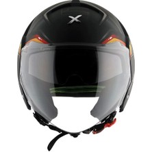 Axor Strıker Hıtman - Black Grey Dull - Dkgr - Motosiklet Kask