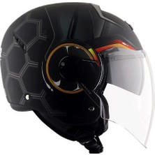 Axor Strıker Hıtman - Black Grey Dull - Dkgr - Motosiklet Kask