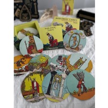 Attach Başlangıç Tarot ve Circular Rider Waite Tarot Kartları I Yuvarlak Tarot Kartları