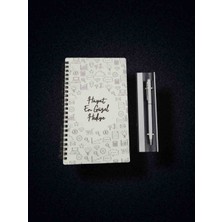 Chiccobox French Press, Ahşap Defter, Kalem, Lokumluk, Kahve, Fincan Takımı, Hediye Kutusu