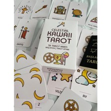 Attach Celestial Kawaii Tarot Kartları ve Başlangıç Tarot Kitabı