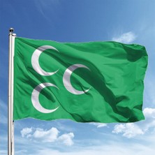 Oysal Bayrak Üç Hilal Bayrağı Raşel Kumaş Dijital Baskı 12000 x 18000