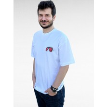 Old Garage Unisex Çift Yön Baskılı T-Shirt