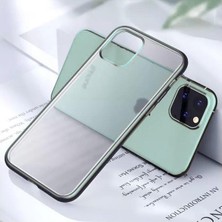 Miscase Iphone  Streamer Elektro Kaplama Şeffaf Yumuşak Telefon Kılıfı Koyu Yeşil-Iphone 11 Pro Max
