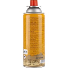 Evolite Butane Propane Valfli 227GR Gaz Ocak Kartuşu