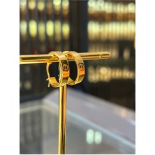 Kuyumcu Nurettin 2.75 gr (Gram) Çivi Desenli Küpe 22 Ayar Altın