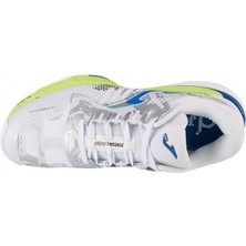 Joma Slam Men 2402 Blanco Amarıllo Flúor Royal Erkek Beyaz Tenis Ayakkabı TSLAMS2402C