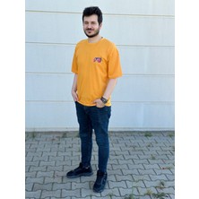 Old Garage Unisex Çift Yön Baskılı T-Shirt