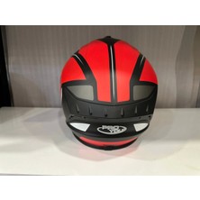 Hsb Proyou Full Face Kask Gri Kırmızı Hsb PRO800