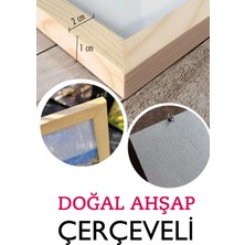 Artavessa Gerçek Ahşap Çerçeveli 3 Parça 3D Poster Tablo Seti