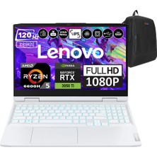 Lenovo Ideapad Gaming 3 15ARH7 Amd Ryzen 5 6600H 32GB 512GB SSD RTX3050TI-4GB Freedos 15.6" Fhd 120HZ Taşınabilir Bilgisayar 82SB00X8TXF05 + Zetta Çanta