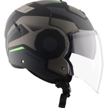 Axor Strıker Ultron - Black Grey Dull - Dkgr - Motosiklet Kask