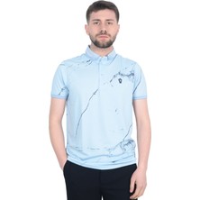 Cengiz Inler Baskı Desenli Erkek Polo Yaka  T-Shirt