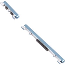 Sasa Samsung Galaxy A20S A207 Uyumlu On-Off + Yan Ses Tuş Plastiği / Power+ Volume Button Yeşil