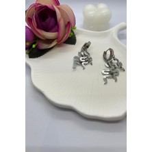 MH Store M-H Store Yılan Şekilli Çelik Küpe