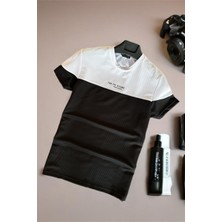 Oksit Ft 2469 For The Oceans Flok Baskı Slim Fit Erkek Tshirt