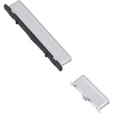 Sasa Xıaomı Mı 11 Uyumlu On-Off + Yan Ses Tuş Plastiği / Power+ Volume Button Gri