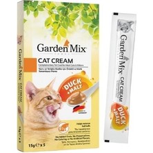 Garden Mix Malt ve Ördekli Sıvı Kedi Ödül Maması 15 gr 5 Adet