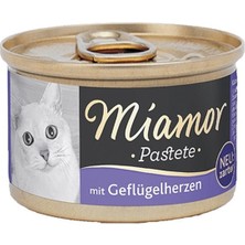 Miamor Pastete Yürekli Tahılsız Konserve Kedi Maması 85 gr