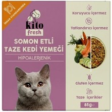 Kito Fresh Kuzu Etli Hipoalerjenik Taze Kedi Yemeği 85 gr