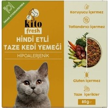 Kito Fresh Kuzu Etli Hipoalerjenik Taze Kedi Yemeği 85 gr