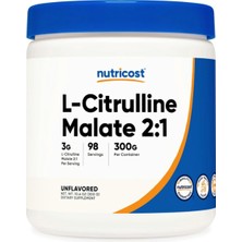 Nutricost L-Citrulline Malate (2:1) Powder (300 Grams) Usa Menşei